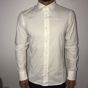 BIKKEMBERGS Long Sleeve Shirt on White